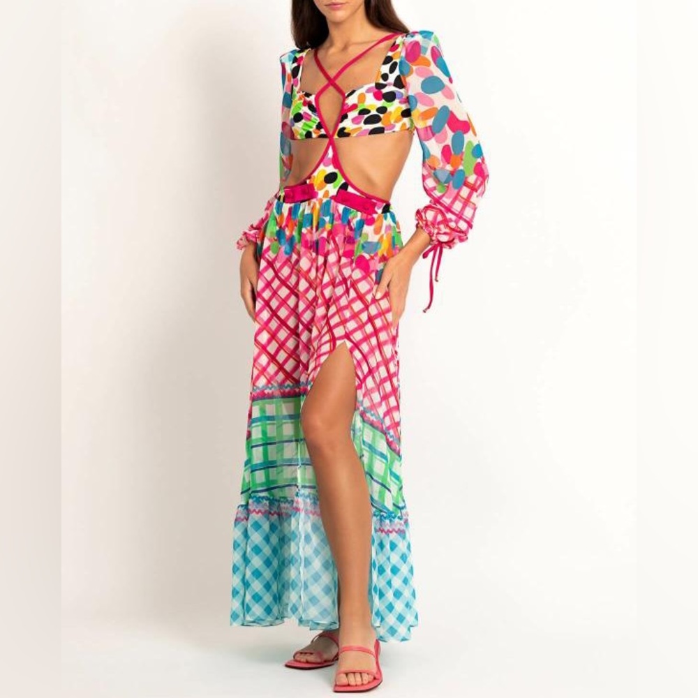 Antibes Cut Out Beach Dress